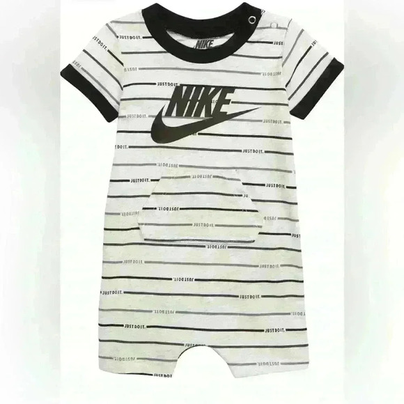 Nike Baby Infant Shortfall Set of 2 (Heather Grey Newborn) - Picture 2 of 9